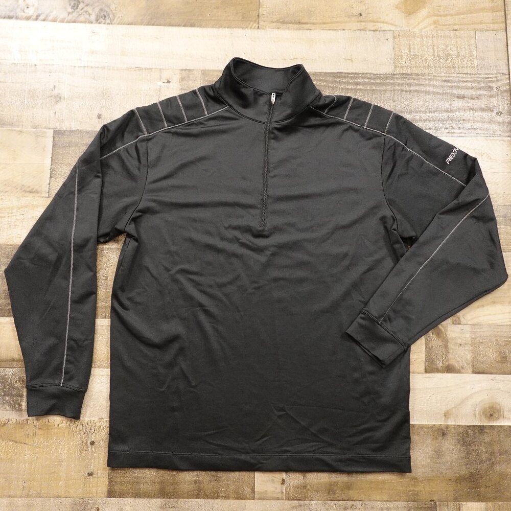 Nike Golf Dri-FIT 1/4 Zip Pullover Black Long Sleeve Shirt Men’s Large